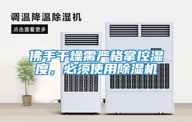 佛手干燥需嚴(yán)格掌控濕度，必須使用除濕機(jī)