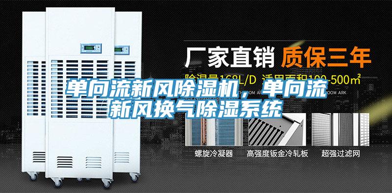 單向流新風除濕機，單向流新風換氣除濕系統(tǒng)