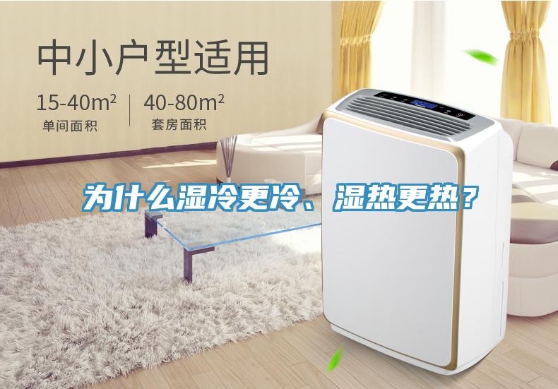 為什么濕冷更冷、濕熱更熱？