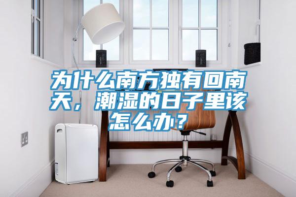 為什么南方獨(dú)有回南天，潮濕的日子里該怎么辦？