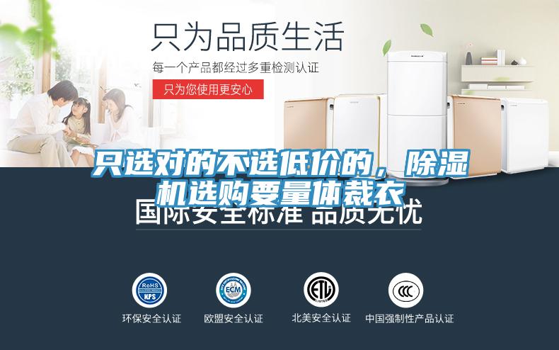 只選對的不選低價的，除濕機選購要量體裁衣