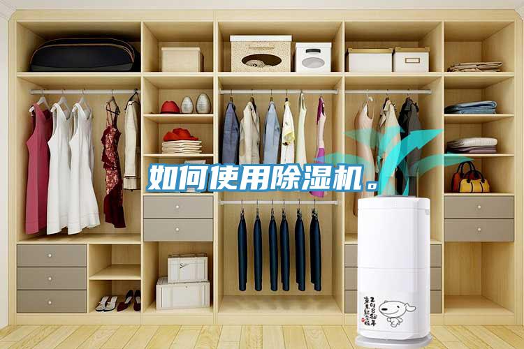 如何使用除濕機。