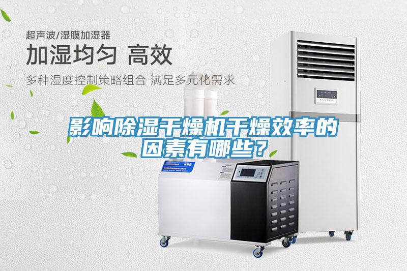影響除濕干燥機(jī)干燥效率的因素有哪些？