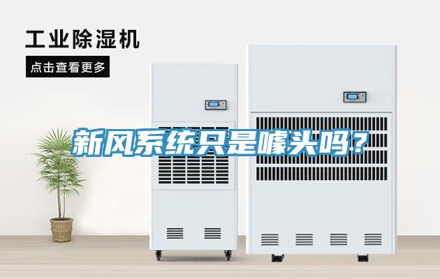 新風(fēng)系統(tǒng)只是噱頭嗎？