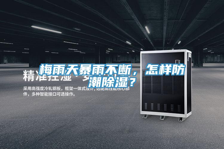 梅雨天暴雨不斷，怎樣防潮除濕？