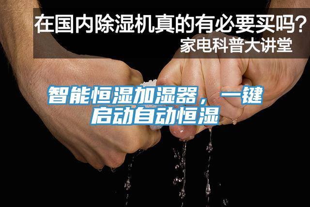 智能恒濕加濕器，一鍵啟動自動恒濕
