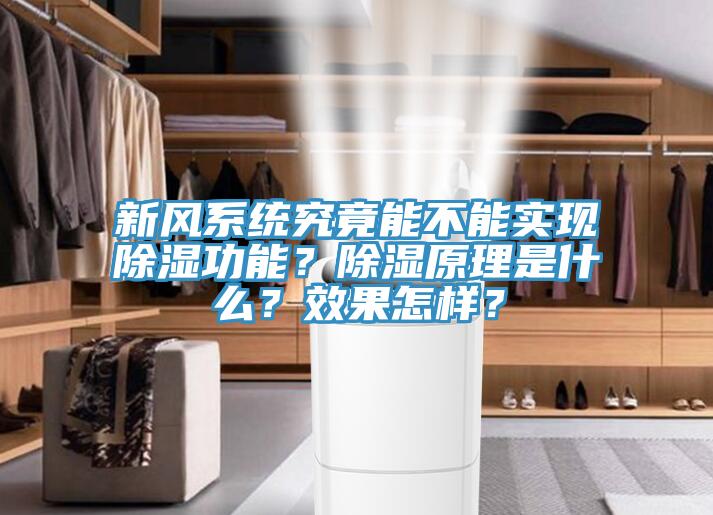 新風系統(tǒng)究竟能不能實現(xiàn)除濕功能？除濕原理是什么？效果怎樣？