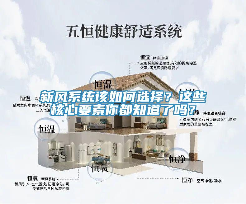 新風系統(tǒng)該如何選擇？這些核心要素你都知道了嗎？