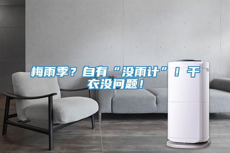梅雨季？自有“沒雨計(jì)”！干衣沒問題！