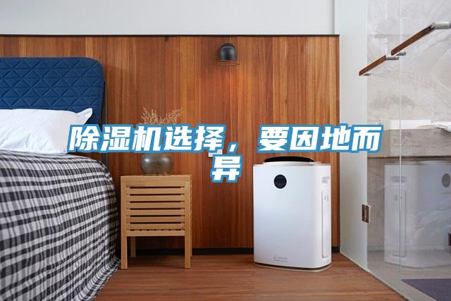 除濕機選擇，要因地而異