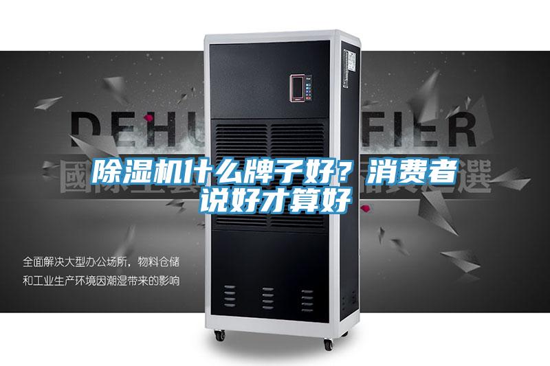 除濕機(jī)什么牌子好？消費(fèi)者說好才算好