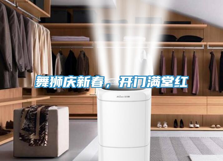 舞獅慶新春，開門滿堂紅