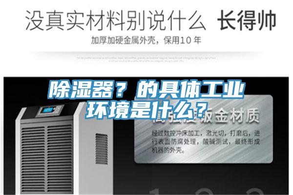 除濕器？的具體工業(yè)環(huán)境是什么？