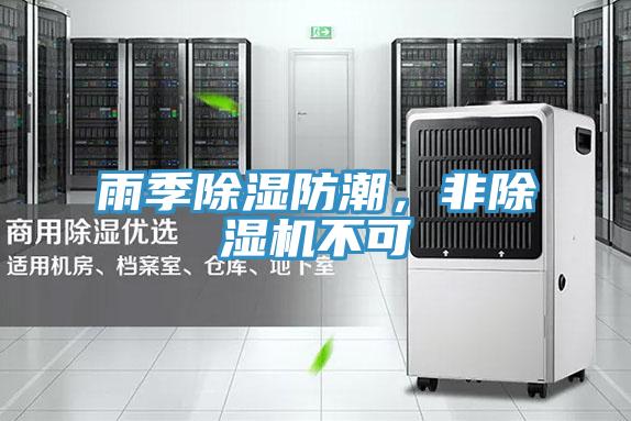 雨季除濕防潮，非除濕機(jī)不可
