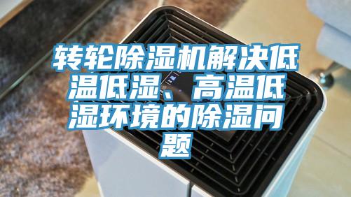轉(zhuǎn)輪除濕機解決低溫低濕、高溫低濕環(huán)境的除濕問題
