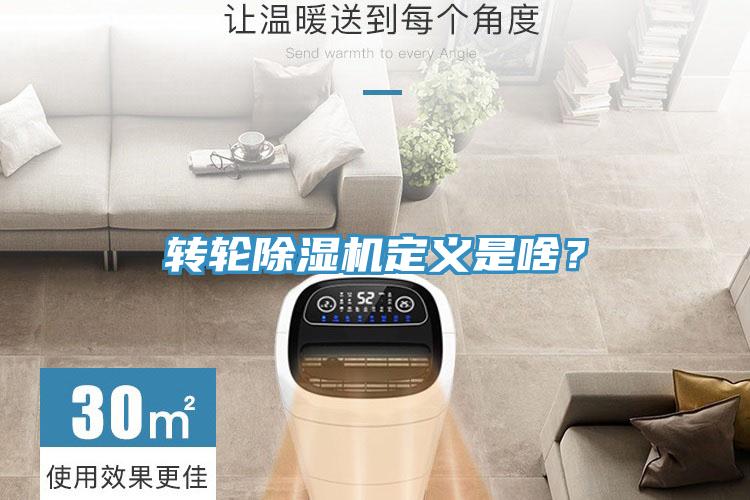 轉(zhuǎn)輪除濕機(jī)定義是啥？