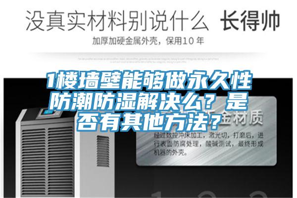 1樓墻壁能夠做永久性防潮防濕解決么？是否有其他方法？