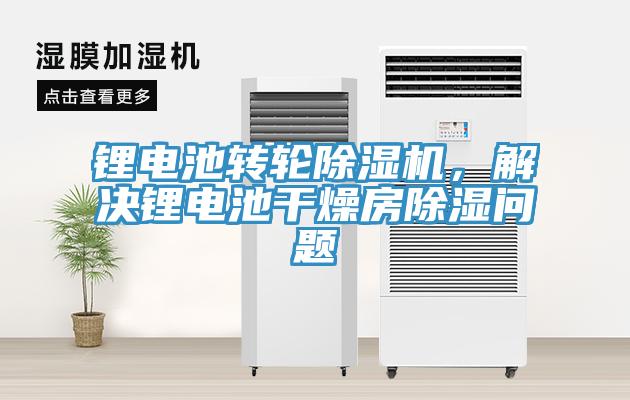 鋰電池轉(zhuǎn)輪除濕機(jī)，解決鋰電池干燥房除濕問題