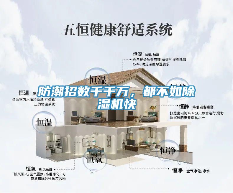 防潮招數(shù)千千萬，都不如除濕機快