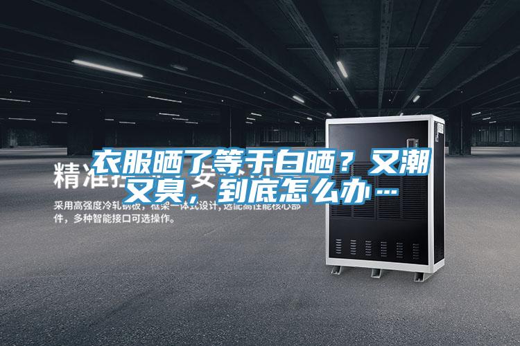 衣服曬了等于白曬？又潮又臭，到底怎么辦…