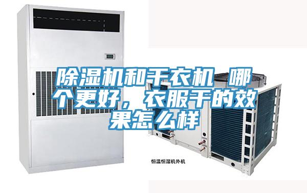 除濕機(jī)和干衣機(jī) 哪個(gè)更好，衣服干的效果怎么樣