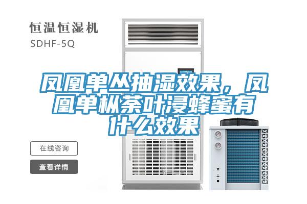 鳳凰單叢抽濕效果，鳳凰單樅荼葉浸蜂蜜有什么效果