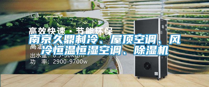南京久鼎制冷、屋頂空調(diào)、風(fēng)冷恒溫恒濕空調(diào)、除濕機
