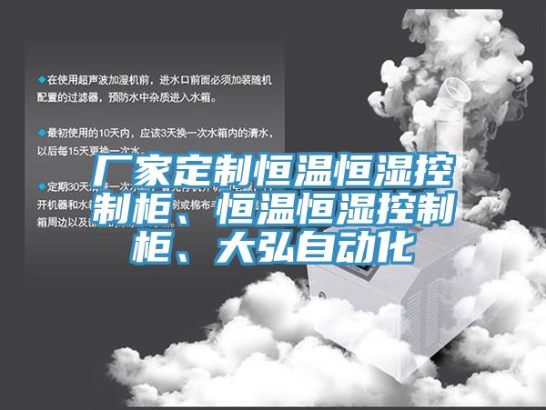 廠家定制恒溫恒濕控制柜、恒溫恒濕控制柜、大弘自動化