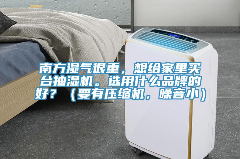 南方濕氣很重，想給家里買臺(tái)抽濕機(jī)。選用什么品牌的好？（要有壓縮機(jī)，噪音小）