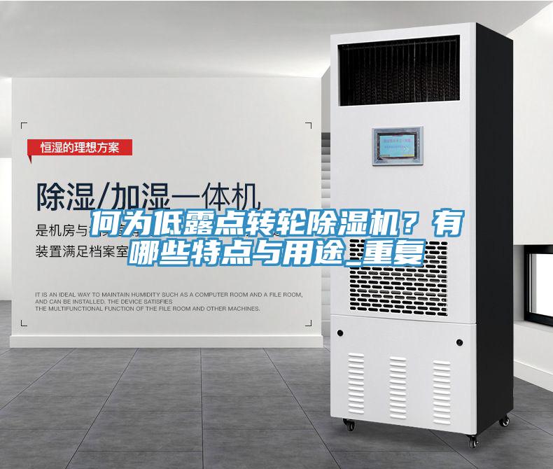 何為低露點轉(zhuǎn)輪除濕機？有哪些特點與用途_重復(fù)