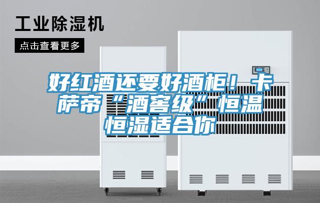 好紅酒還要好酒柜！卡薩帝“酒窖級(jí)”恒溫恒濕適合你