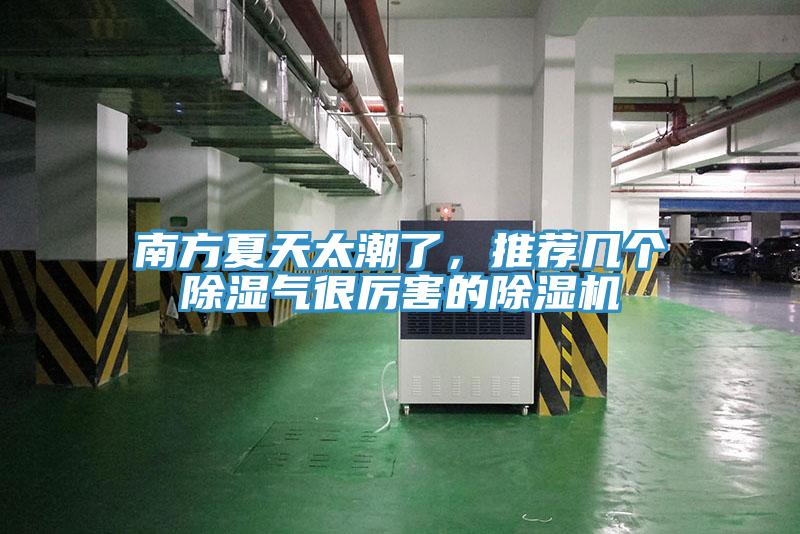 南方夏天太潮了，推薦幾個除濕氣很厲害的除濕機