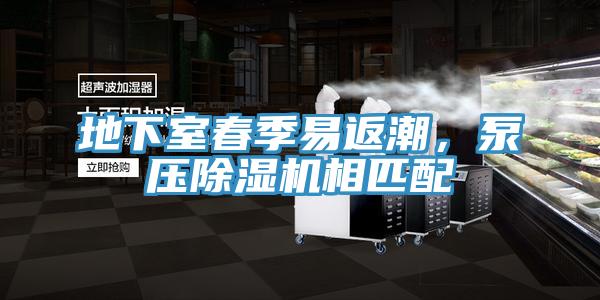 地下室春季易返潮，泵壓除濕機(jī)相匹配