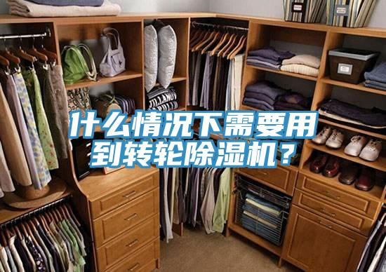 什么情況下需要用到轉(zhuǎn)輪除濕機(jī)？
