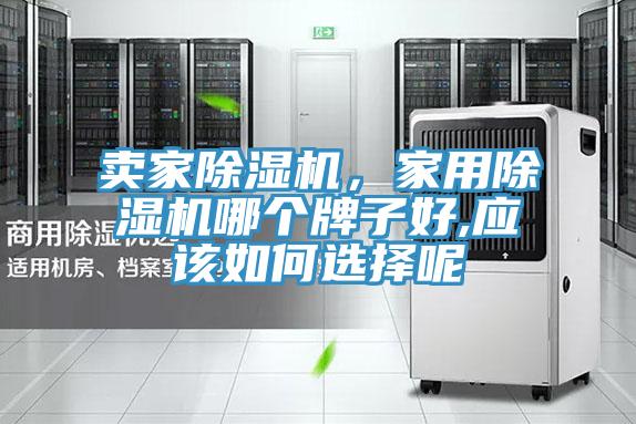 賣家除濕機，家用除濕機哪個牌子好,應(yīng)該如何選擇呢