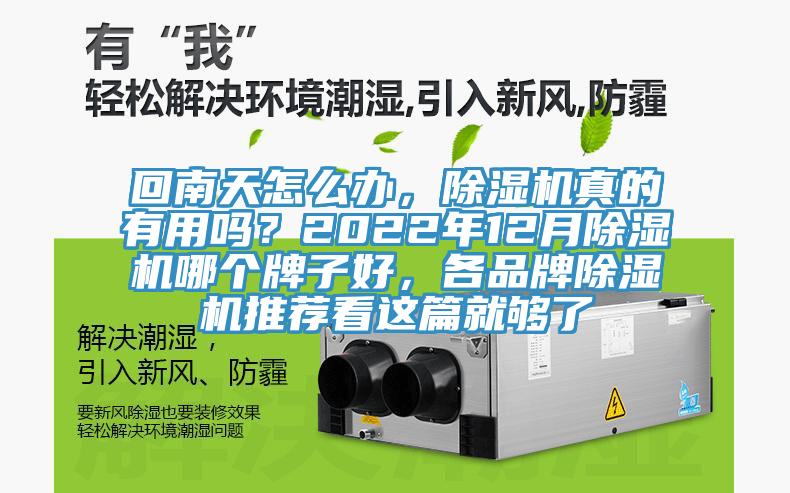 回南天怎么辦，除濕機(jī)真的有用嗎？2022年12月除濕機(jī)哪個(gè)牌子好，各品牌除濕機(jī)推薦看這篇就夠了