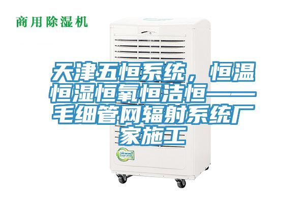 天津五恒系統(tǒng)，恒溫恒濕恒氧恒潔恒——毛細(xì)管網(wǎng)輻射系統(tǒng)廠家施工
