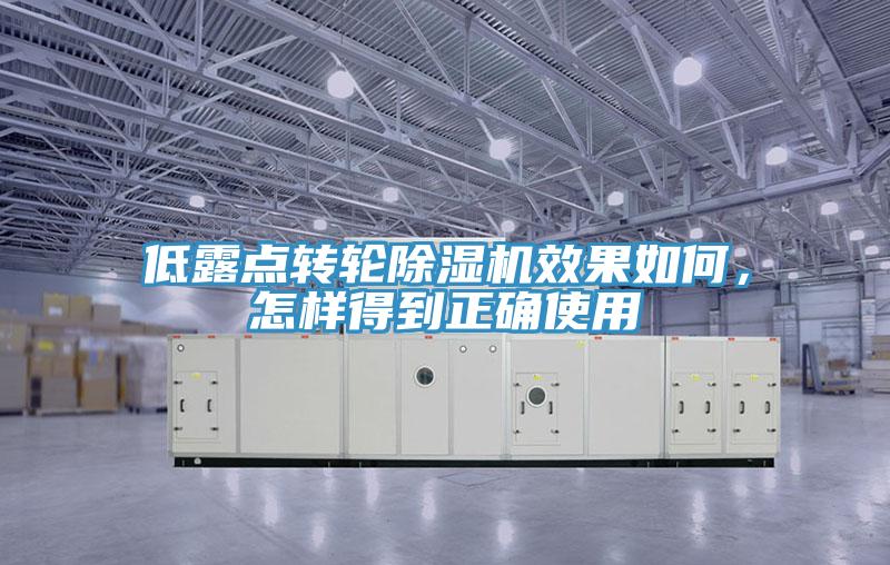 低露點(diǎn)轉(zhuǎn)輪除濕機(jī)效果如何，怎樣得到正確使用