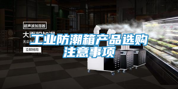 工業(yè)防潮箱產品選購注意事項