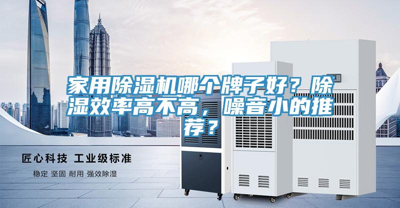 家用除濕機哪個牌子好？除濕效率高不高，噪音小的推薦？
