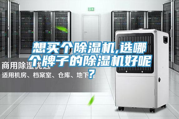 想買個除濕機,選哪個牌子的除濕機好呢？