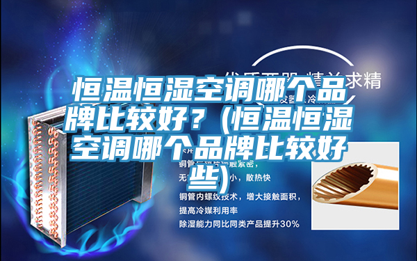 恒溫恒濕空調哪個品牌比較好？(恒溫恒濕空調哪個品牌比較好些)