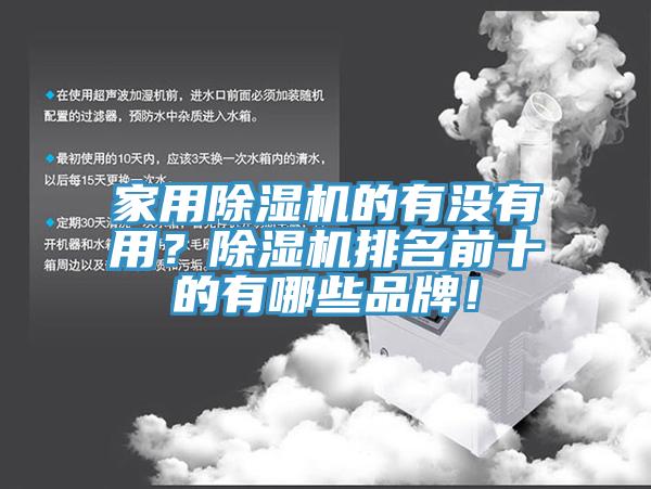 家用除濕機的有沒有用？除濕機排名前十的有哪些品牌！