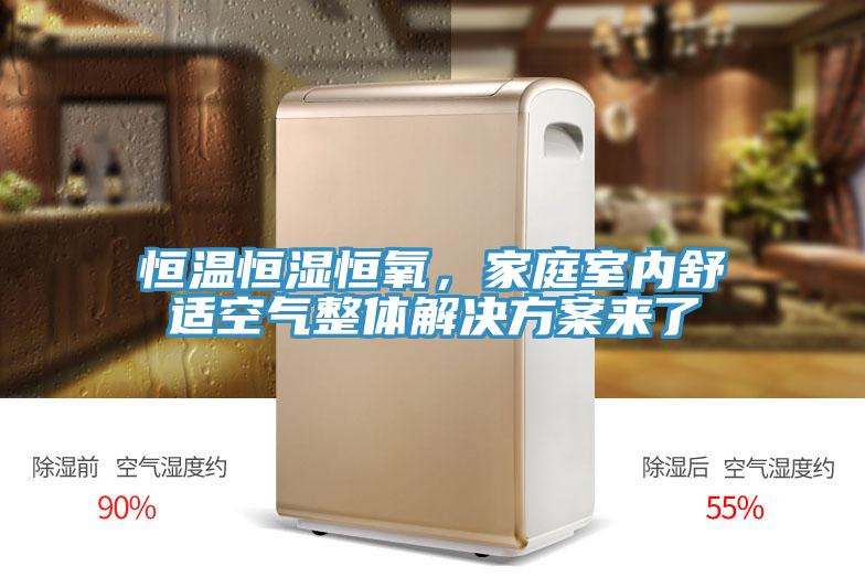 恒溫恒濕恒氧，家庭室內(nèi)舒適空氣整體解決方案來(lái)了