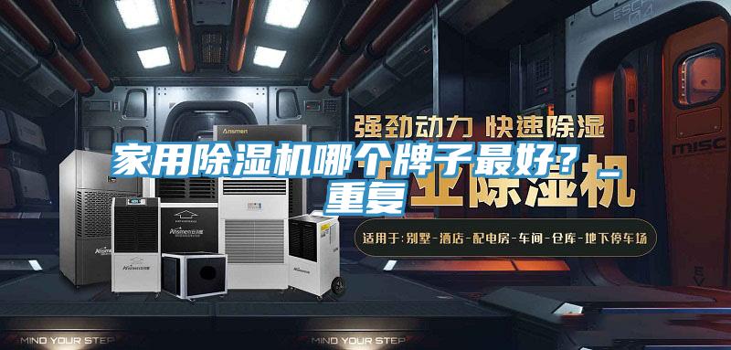 家用除濕機哪個牌子最好？_重復