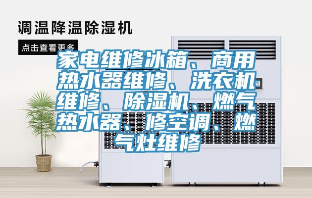 家電維修冰箱、商用熱水器維修、洗衣機維修、除濕機、燃?xì)鉄崴鳌⑿蘅照{(diào)、燃?xì)庠罹S修