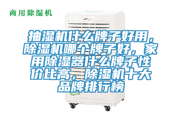 抽濕機(jī)什么牌子好用，除濕機(jī)哪個(gè)牌子好，家用除濕器什么牌子性價(jià)比高，除濕機(jī)十大品牌排行榜