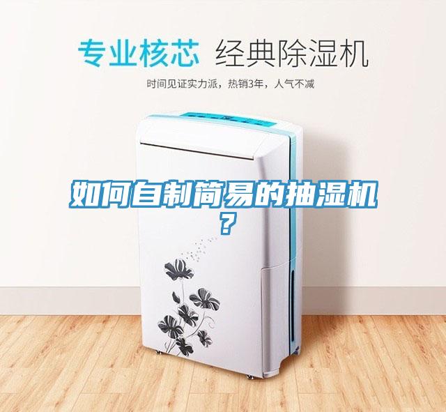如何自制簡(jiǎn)易的抽濕機(jī)？
