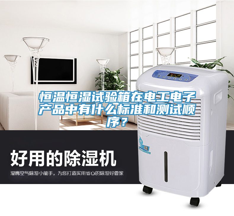 恒溫恒濕試驗(yàn)箱在電工電子產(chǎn)品中有什么標(biāo)準(zhǔn)和測(cè)試順序？