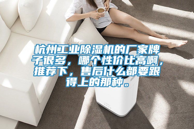 杭州工業(yè)除濕機(jī)的廠家牌子很多，哪個(gè)性價(jià)比高啊，推薦下，售后什么都要跟得上的那種。